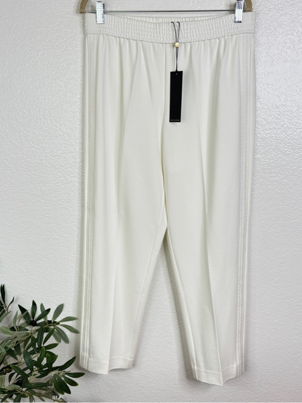NWT KOBI HALPERIN Rochelle Pant in Ivory Size L